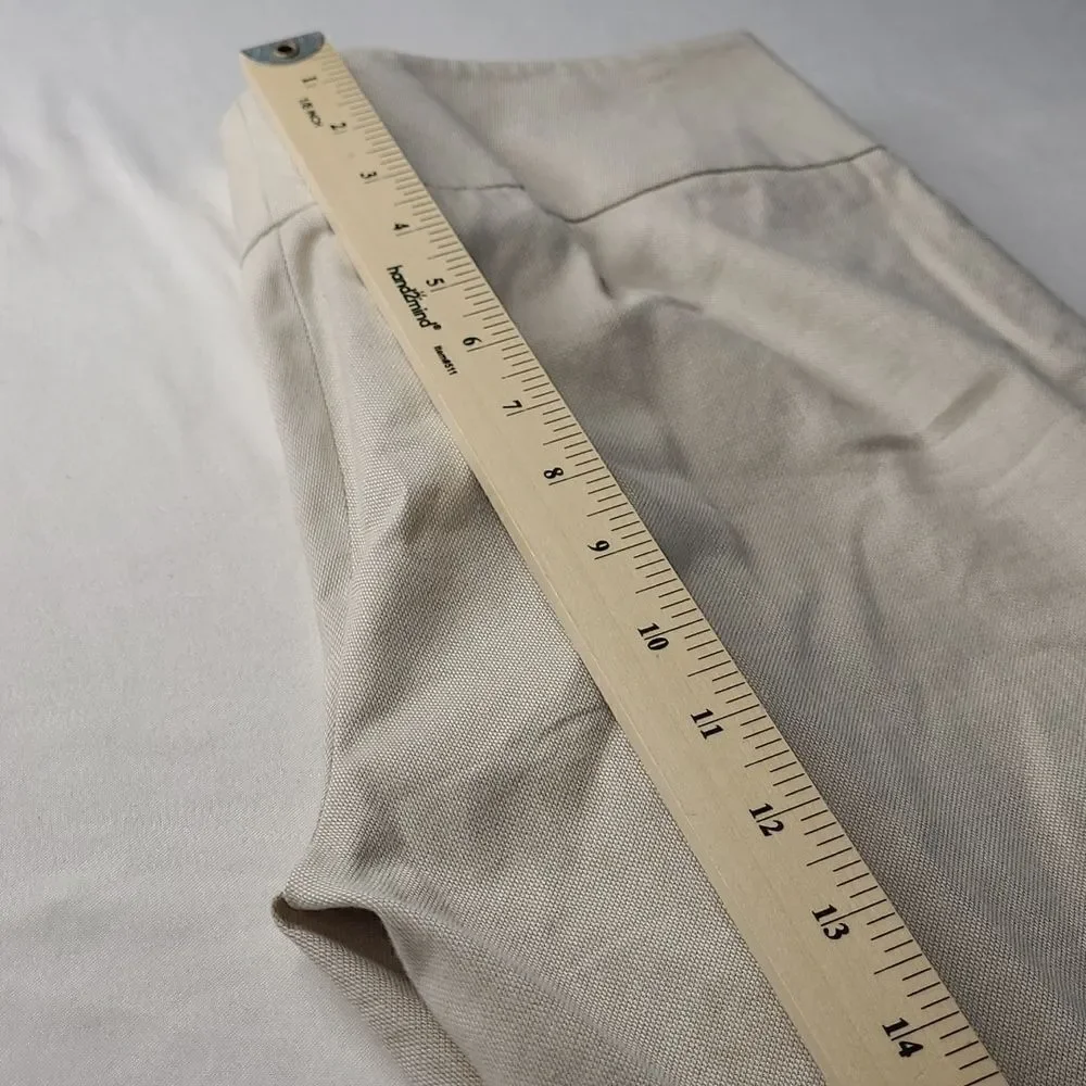Magaschoni Collection cotton poly ramie spandex blend dress pants